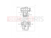 KAWASAKI 2015 Crankcase Bolt Pattern