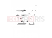 KAWASAKI 2016 Decals(Black)