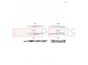 KAWASAKI 2016 Decals(Green/Black)