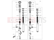 KAWASAKI J300 ABS (SC300BGF) Front Fork