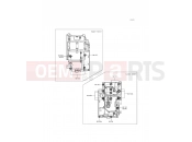 KAWASAKI 2016 Crankcase Bolt Pattern