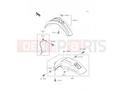 KAWASAKI 1993 Fenders