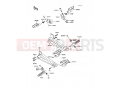 KAWASAKI 1993 Footrests