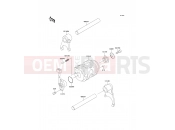 KAWASAKI 2001 Gear Change Drum/Shift Fork(s)