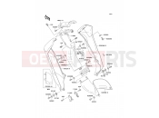 KAWASAKI 2001 Leg Shield/Chain Cover