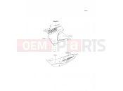 KAWASAKI 2001 Decals(Blue/Gray)