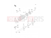 KAWASAKI 2001 Gear Change Drum/Shift Fork(s)