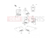 KAWASAKI 2001 Decals(Blue)