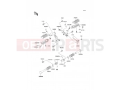 KAWASAKI 2004 Footrests