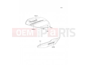 KAWASAKI 2004 Decals(Red)
