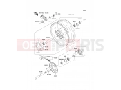 KAWASAKI 2004 Rear Hub