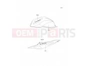 KAWASAKI 2004 Decals(Red)