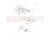 KAWASAKI 2005 Decals(Silver)