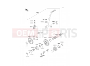 KAWASAKI 2005 Kickstarter Mechanism