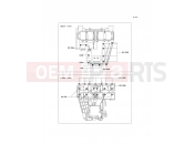 KAWASAKI 2005 Crankcase Bolt Pattern