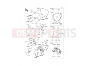 KAWASAKI W650 (EJ650C6F) Left Engine Cover(s)