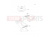 KAWASAKI 2006 Decals(Black)(H6F/H7F)