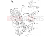 KAWASAKI 2006 Battery Case
