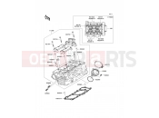 KAWASAKI ER-6f (EX650A7F) Cylinder Head
