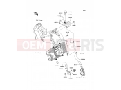 KAWASAKI ER-6f (EX650A7F) Water Pipe