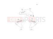 KAWASAKI 2007 Decals(Green)