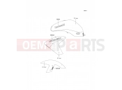 KAWASAKI 2007 Decals(Silver)