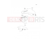 KAWASAKI 2007 Decals(Black)