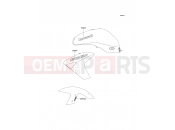 KAWASAKI 2007 Decals(Blue)(Black)