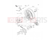 KAWASAKI VERSYS (KLE650A7F) Rear Hub