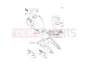 KAWASAKI VERSYS (KLE650A7F) Labels