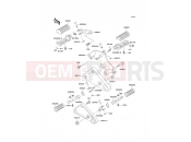 KAWASAKI 1995 Footrests