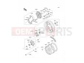 KAWASAKI 1995 Rear Wheel/Chain