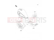 KAWASAKI 1995 Decals(Ebony/Silver)
