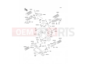 KAWASAKI 1995 Footrests