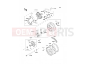 KAWASAKI 1995 Rear Hub