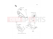 KAWASAKI 1995 Decals(Ebony/Silver)