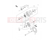 KAWASAKI 1995 Rear Hub