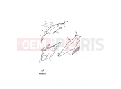 YAMAHA CS50 MACH G AC (5RWJ) 2004 SIDE COVER