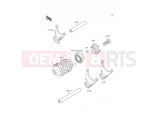 KAWASAKI 1995 Gear Change Drum/Shift Fork(s)