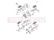 KAWASAKI 1995 Footrests