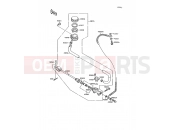 KAWASAKI 1995 Rear Master Cylinder