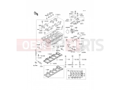 KAWASAKI ZXR400 (ZX400-L5) Cylinder Head