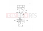 KAWASAKI ZXR400 (ZX400-L5) Crankcase Bolt Pattern