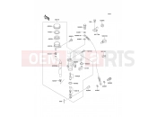 KAWASAKI ZXR400 (ZX400-L5) Rear Master Cylinder