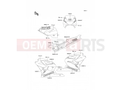 KAWASAKI ZXR400 (ZX400-L5) Decals(Green/White)