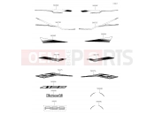 KAWASAKI 2019 Decals(Black)