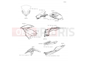 KAWASAKI 2019 Decals(Gray)