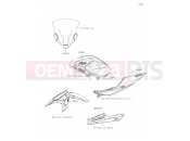 KAWASAKI 2019 Decals(Black)