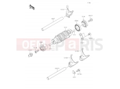 KAWASAKI 2019 Gear Change Drum/Shift Fork(s)
