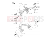KAWASAKI 2019 Footrests